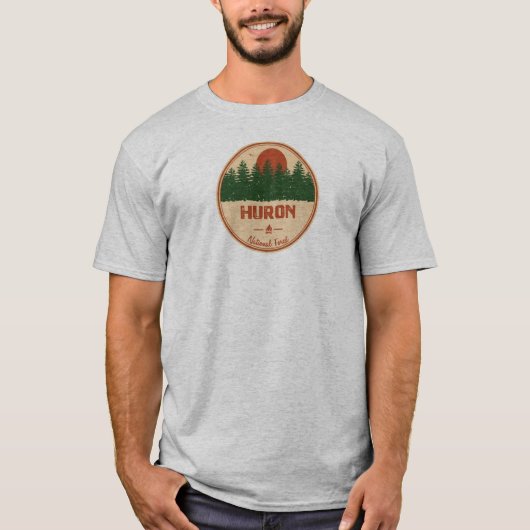 Huron National Forest T-shirt (Voorkant)