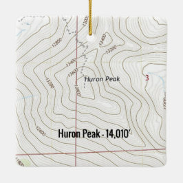 Huron Peak Colorado Fourteener Keramisch Ornament