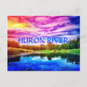 HURON RIVER RAINBOW BRIEFKAART (Voorkant)