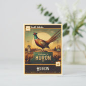 Huron, South Dakota |  Briefkaart (Staand voorkant)
