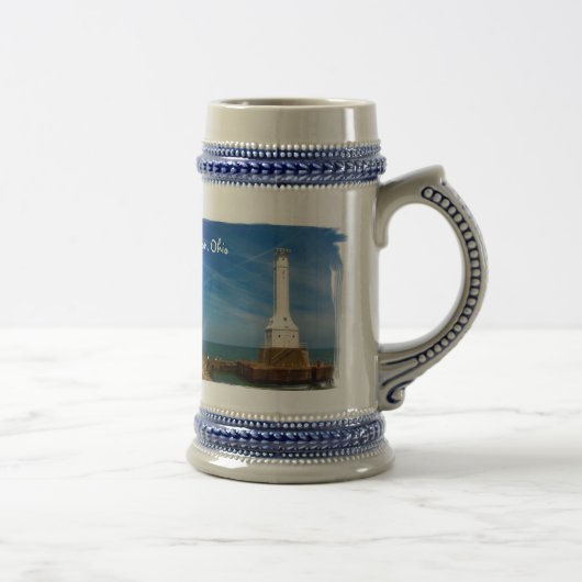Huron vuurtoren bier bierpul (Rechts)