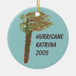 Hurr. Katrina Memorial Ornament/Blauwgroen - Aanpa Keramisch Ornament