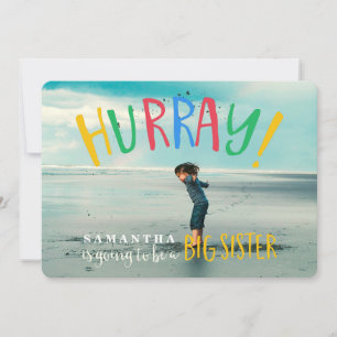 Hurray!   Aankondiging van grote zuster Foto's