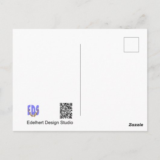 HURRAY Shadow Hands & Leaves DIY Briefkaart (Achterkant)