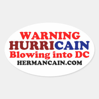 Hurricain ovaal ovale sticker