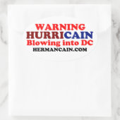 Hurricain ovaal ovale sticker (Tas)