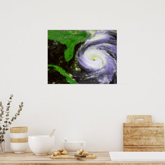 Hurrican Fran Off Florida - Satelliet Afbeelding 1 Poster (Keuken)