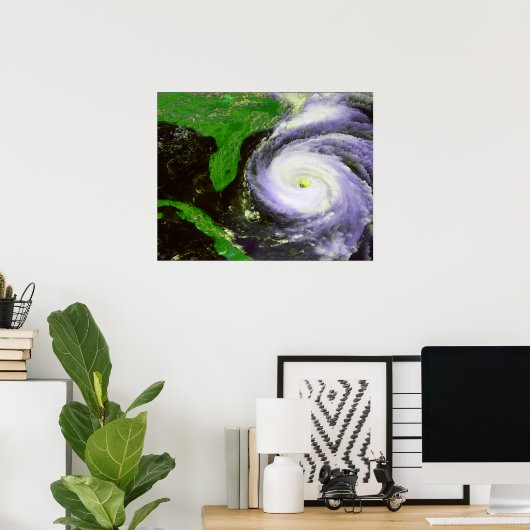 Hurrican Fran Off Florida - Satelliet Afbeelding 1 Poster (Thuiskantoor)