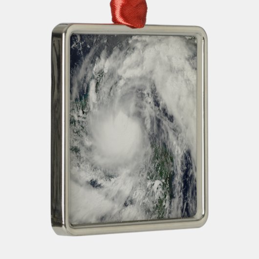 Hurricane Alex Metalen Ornament (Rechts)