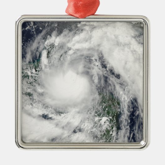 Hurricane Alex Metalen Ornament (Voorkant)