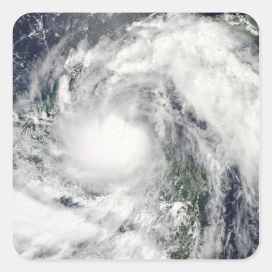 Hurricane Alex Vierkante Sticker (Voorkant)