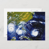 Hurricane Andrew Briefkaart (Voorkant / Achterkant)