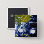 Hurricane Andrew Vierkante Button 5,1 Cm (Voorkant /achterkant)