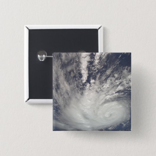 Hurricane Bertha Vierkante Button 5,1 Cm (Voorkant /achterkant)