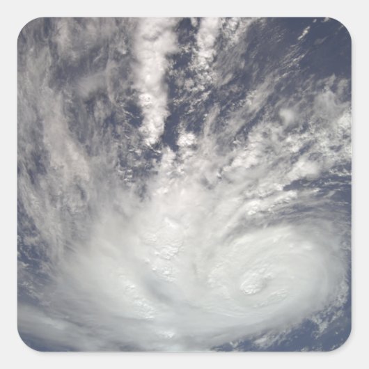 Hurricane Bertha Vierkante Sticker (Voorkant)