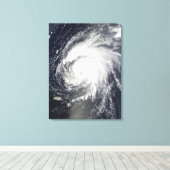 Hurricane Bill Canvas Afdruk (Insitu (Houten vloer))