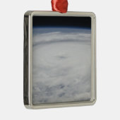 Hurricane Bill in de Atlantische Oceaan 2 Metalen Ornament (Rechts)