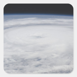 Hurricane Bill in de Atlantische Oceaan 2 Vierkante Sticker
