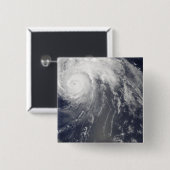 Hurricane Bill of Bermuda Vierkante Button 5,1 Cm (Voorkant /achterkant)