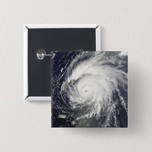 Hurricane Bill Vierkante Button 5,1 Cm (Voorkant /achterkant)