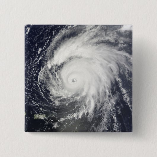Hurricane Bill Vierkante Button 5,1 Cm (Voorkant)