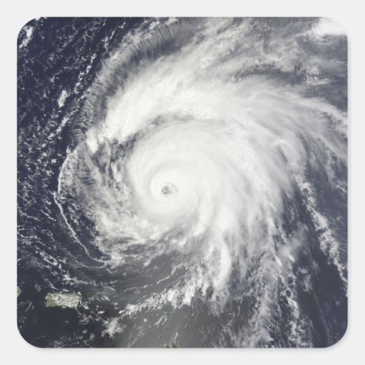 Hurricane Bill Vierkante Sticker (Voorkant)