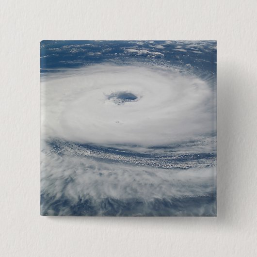 Hurricane Catarina Vierkante Button 5,1 Cm (Voorkant)