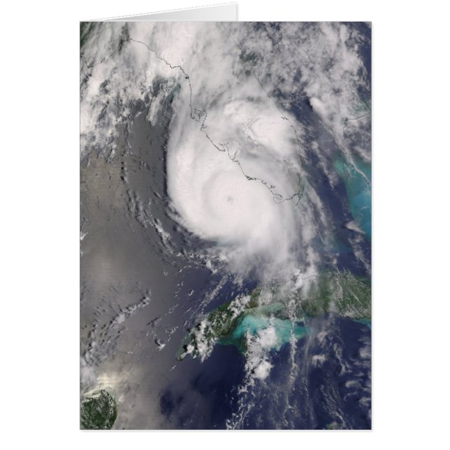 Hurricane Charley Satellite Afbeelding, 13 augustu (Voorkant)