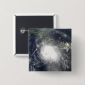 Hurricane Charley Vierkante Button 5,1 Cm (Voorkant /achterkant)