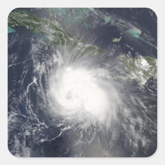 Hurricane Charley Vierkante Sticker (Voorkant)