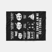 Hurricane Chasing Chaser Tornado Hunter Meteorolog Fleece Deken (Voorkant (Horizontaal))