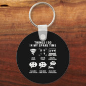 Hurricane Chasing Chaser Tornado Hunter Meteorolog Sleutelhanger (Voorkant)