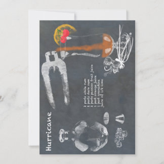 Hurricane Cocktail Kaart