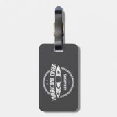 Hurricane Creek Arkansas Kayaking Bagagelabel (Achterkant verticaal)