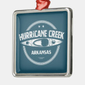 Hurricane Creek Arkansas Kayaking Metalen Ornament (Links)