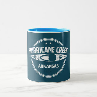 Hurricane Creek Arkansas Kayaking Tweekleurige Koffiemok