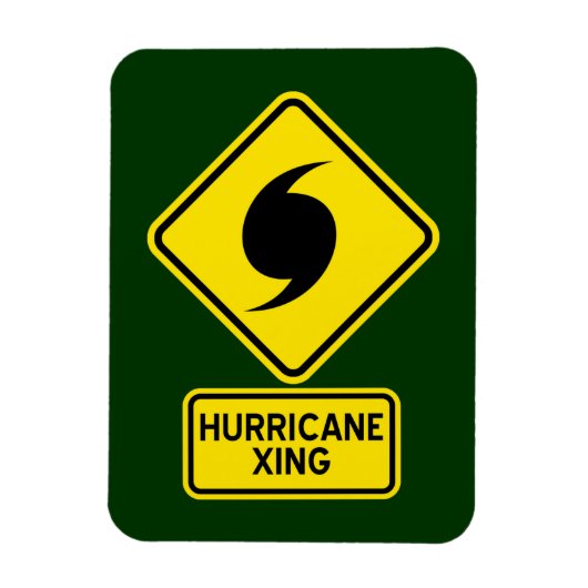 Hurricane Crossing Magnet Magneet (Verticaal)