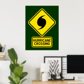 Hurricane Crossing Poster (Thuiskantoor)