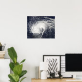 Hurricane Danielle Poster (Thuiskantoor)