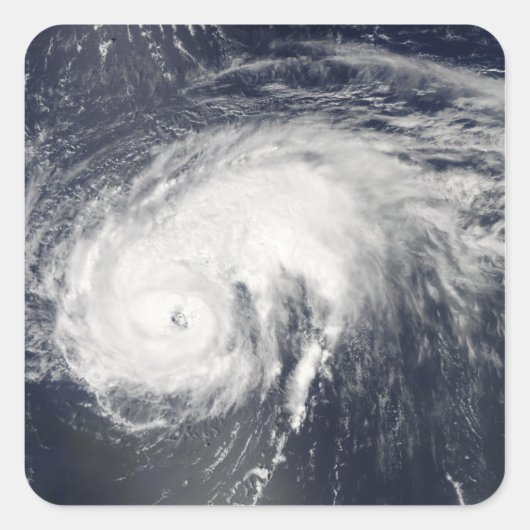 Hurricane Danielle Vierkante Sticker (Voorkant)