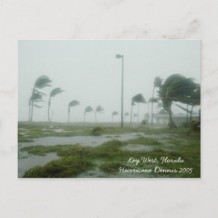 Hurricane Dennis 2005 Key West Florida Briefkaart