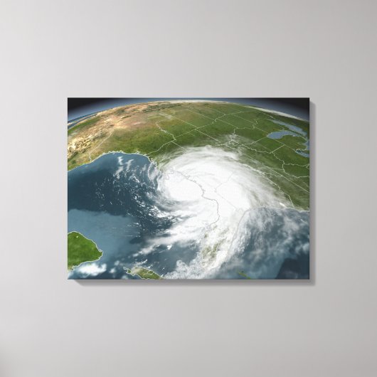 Hurricane Dennis Canvas Afdruk (Voorkant)