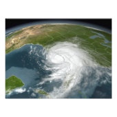 Hurricane Dennis Foto Afdruk (Voorkant)