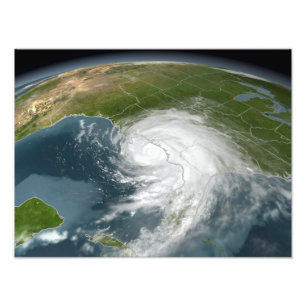 Hurricane Dennis Foto Afdruk