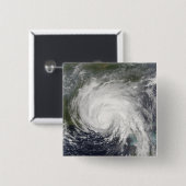Hurricane Dennis Vierkante Button 5,1 Cm (Voorkant /achterkant)