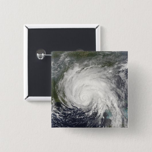 Hurricane Dennis Vierkante Button 5,1 Cm (Voorkant /achterkant)