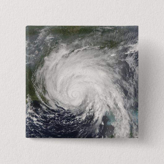 Hurricane Dennis Vierkante Button 5,1 Cm (Voorkant)