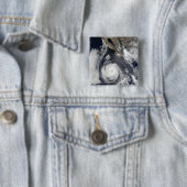 Hurricane Douglas Vierkante Button 5,1 Cm (In situ)