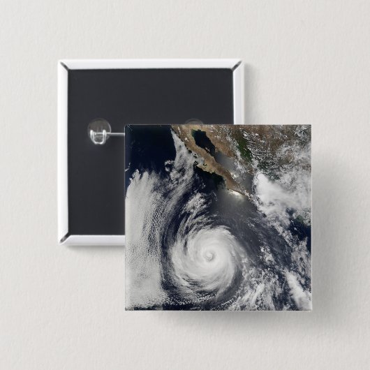Hurricane Douglas Vierkante Button 5,1 Cm (Voorkant /achterkant)
