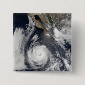 Hurricane Douglas Vierkante Button 5,1 Cm (Voorkant)